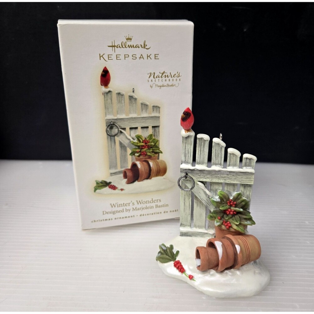 2009 Hallmark Keepsake Ornament Winter's Wonders Marjolein Bastin w/ Box